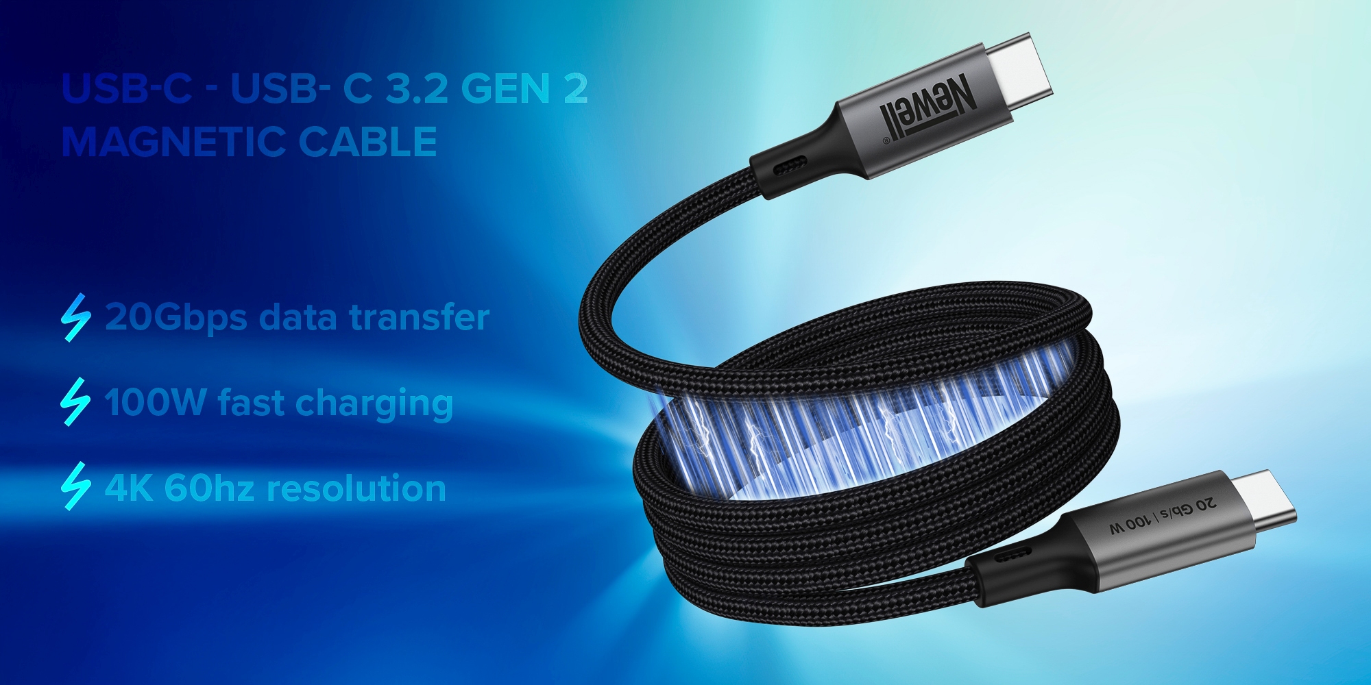 Newell-USB-C-magnetický-kabel-USB-C-3-2-Gen-2-1-m-grafit-5